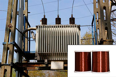 Copper transformer winding wire