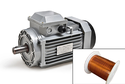 Direct welding winding motor wire